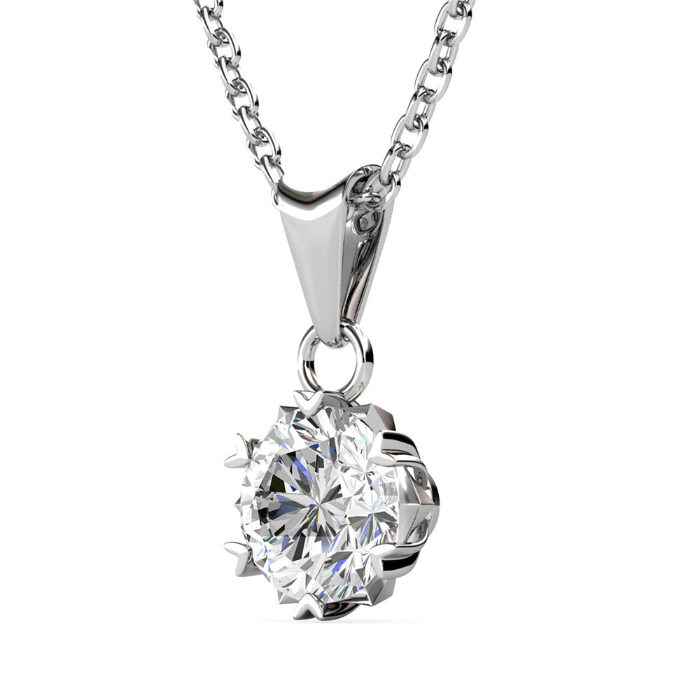 1 crt Mini Heart Lab Created Moissanite Diamond Women Jewellery 925 Sterling Silver Pendant